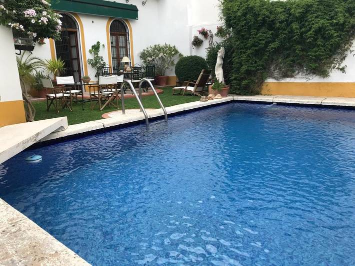 Maison d’hôte pour 3 personnes, avec piscine ainsi que vue et jardin à Palma del Río - 2