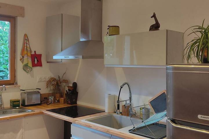 Appartement de vacances pour 4 personnes, avec jardin