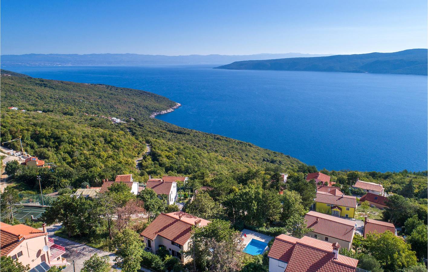 Ferienhaus für 8 Personen mit Terrasse in Plomin, Ostküste Istrien