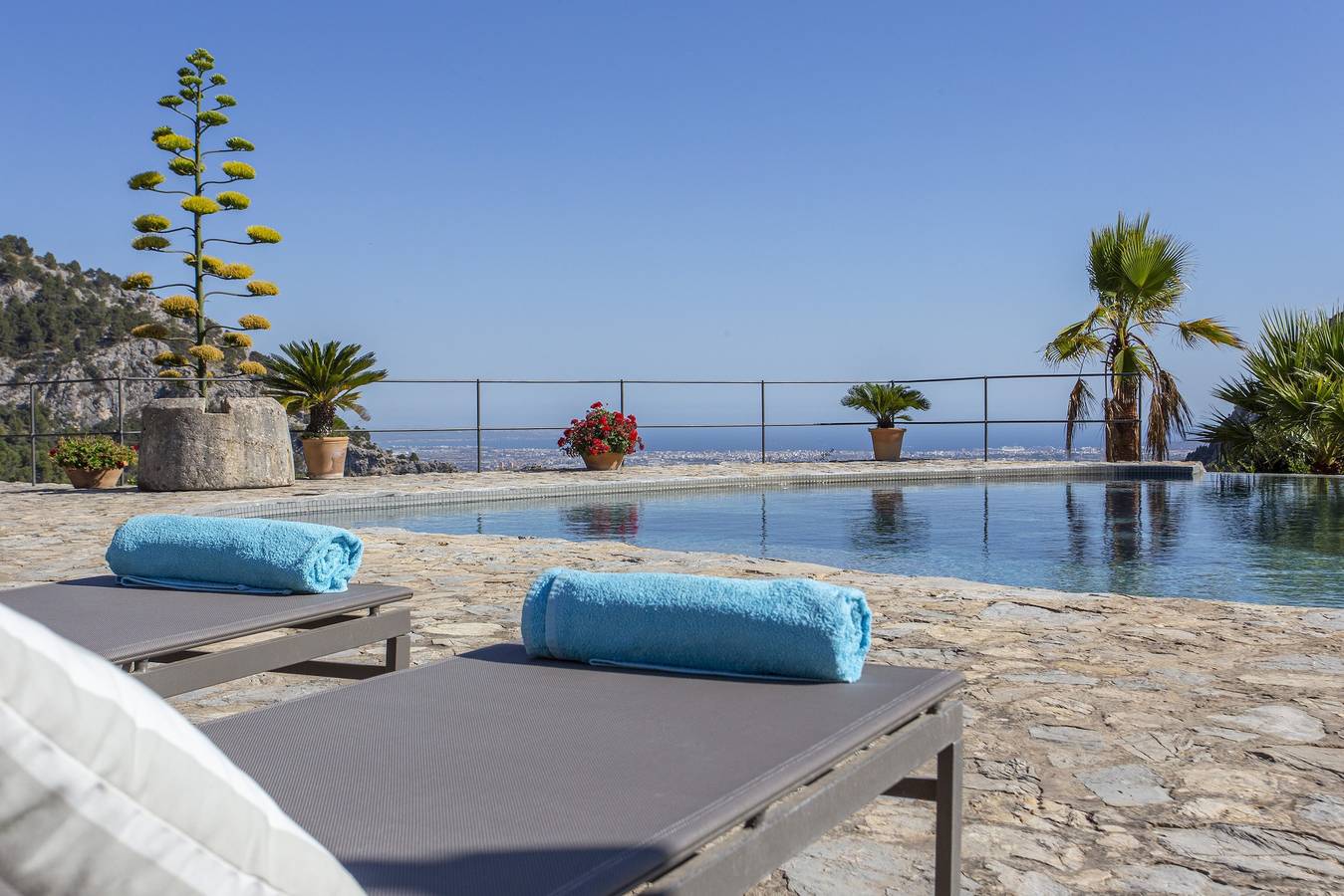 Elegant Restored Mallorca Farmhouse I Surrounded By Olive Groves And Almond Trees I La Sonrisa I 6 Bedrooms I Tennis Court I Outdoor Kitchen I Valldemossa in Valldemossa, West Majorca