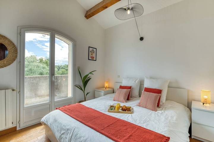 Location de vacances pour 8 personnes, avec jardin, animaux acceptés à Junas - 4