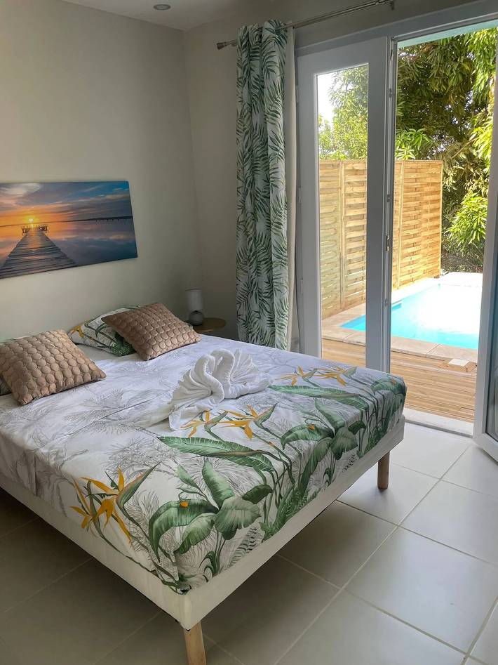 Bungalow acogedor Le Lamentin 20 m² piscina in Le Lamentin, Martinica