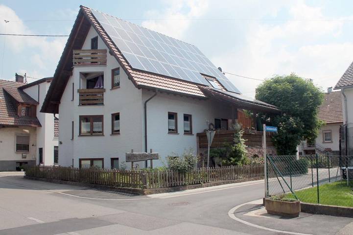 Gîte pour 3 personnes, avec terrasse et vue à Herbolzheim