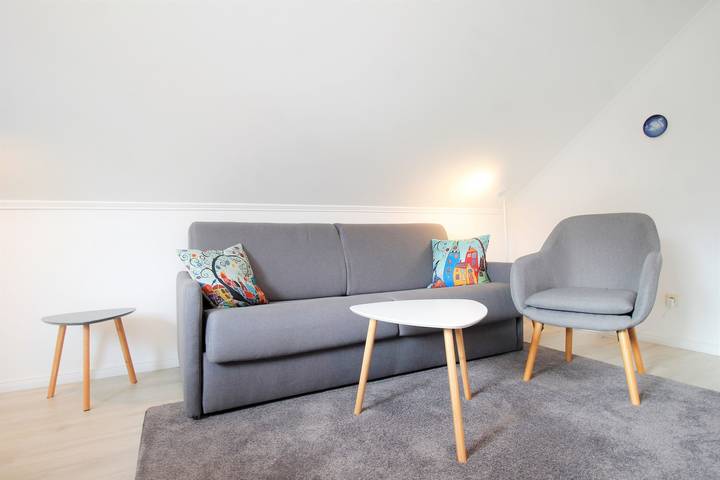 Ferienwohnung für 4 Personen, mit Balkon und Garten sowie Pool und Sauna