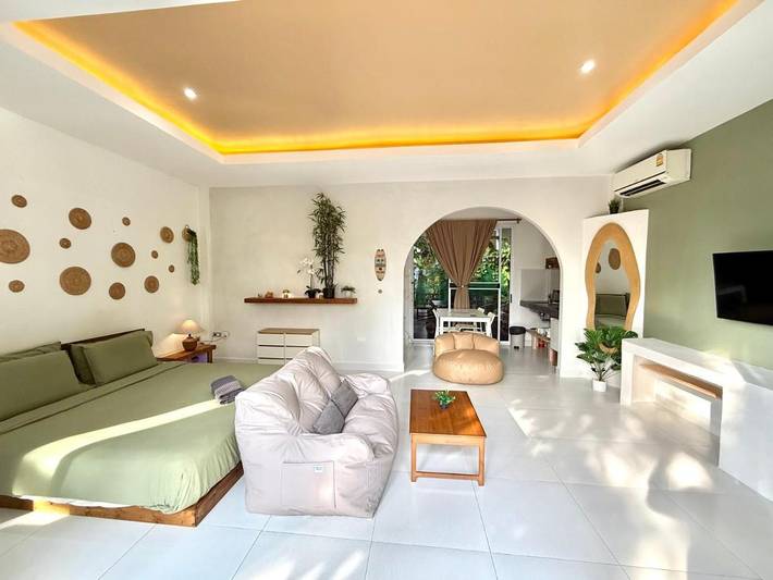 Maison d’hôte pour 3 personnes, avec terrasse et jardin