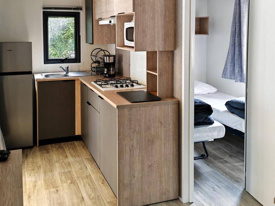 Camping Au Bois de Calais - Mobilhome 4 personnes - Mobilhome rapidhome 2 chambres 4 personnes année 2024 in Région de Tulle