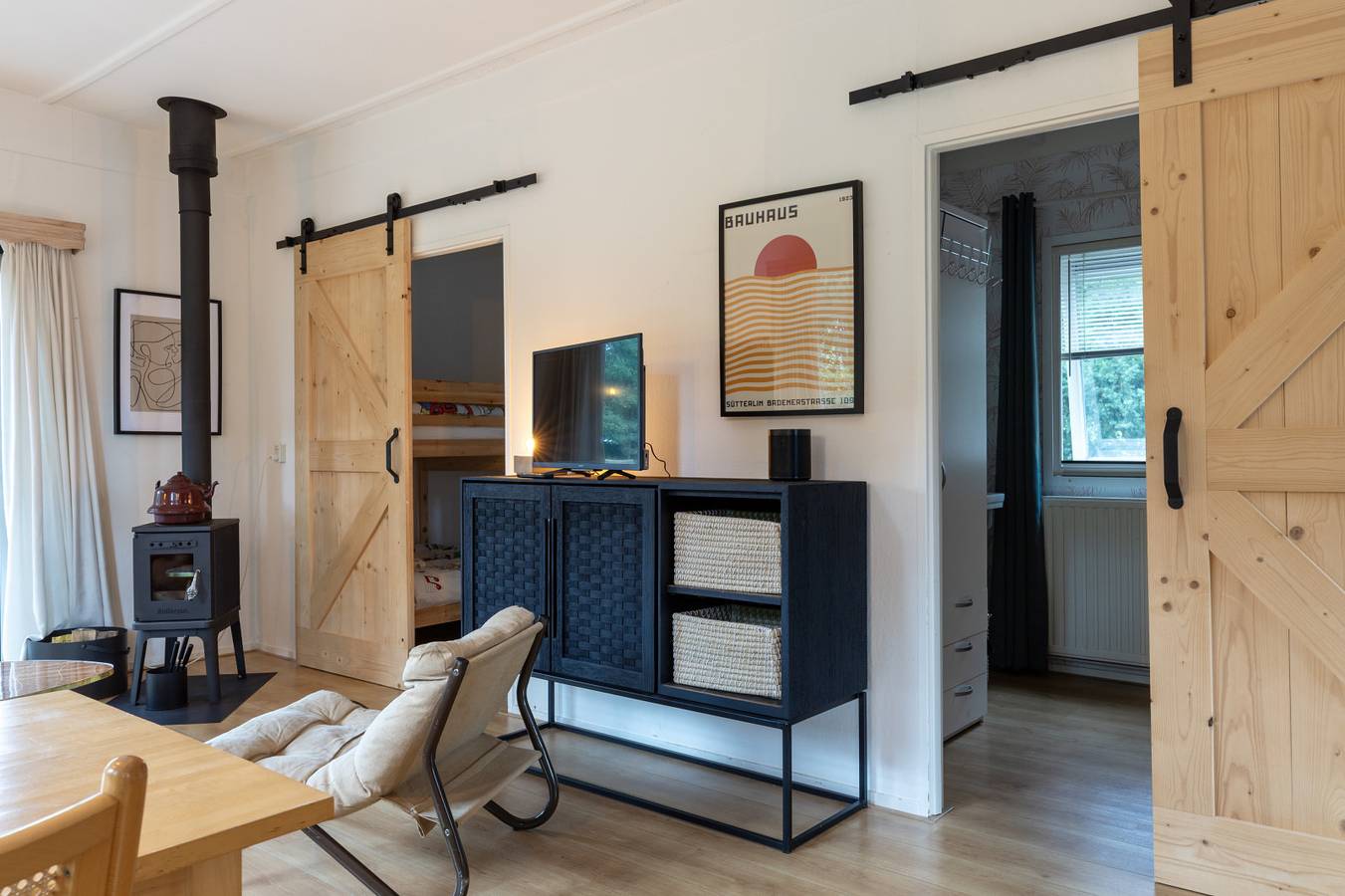Eingeschossiges Ferienhaus für 4 Personen mit geschütztem Garten in der Nähe von Spier in Nationalpark Dwingelderveld