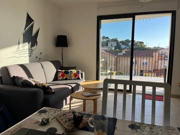 Maison d’hôte pour 4 personnes, avec vue et terrasse à Port-Vendres