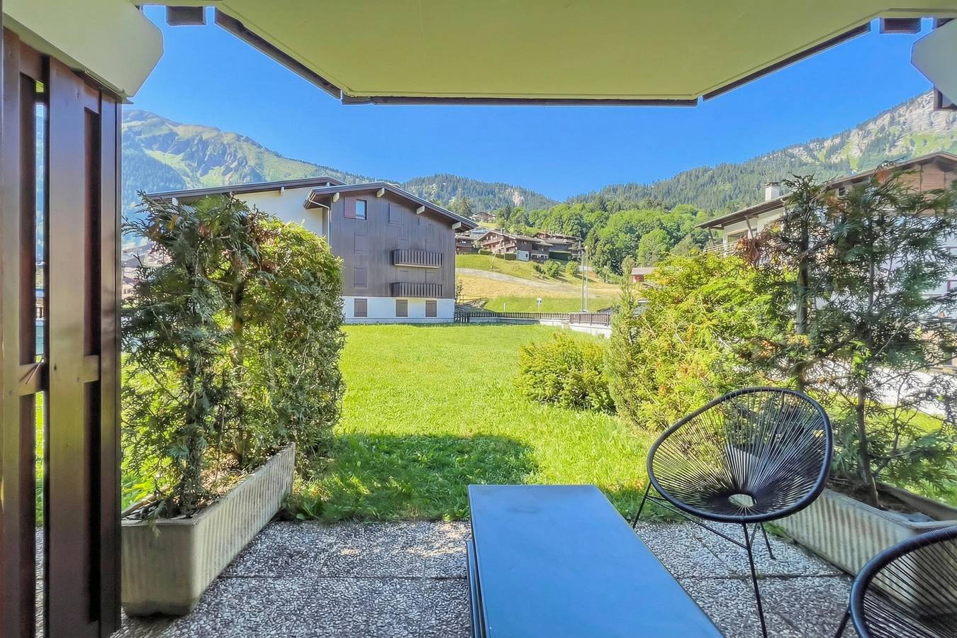 Ganze Wohnung, Résidence Le Prarion Rdc ski in/ski out in Les Houches, Mont-Blanc-Massiv