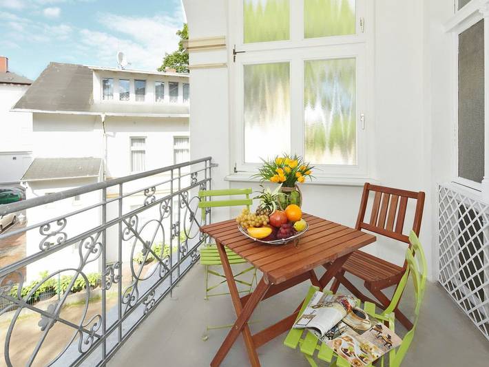 Ferienwohnung für 4 Personen, mit Balkon in Heringsdorf