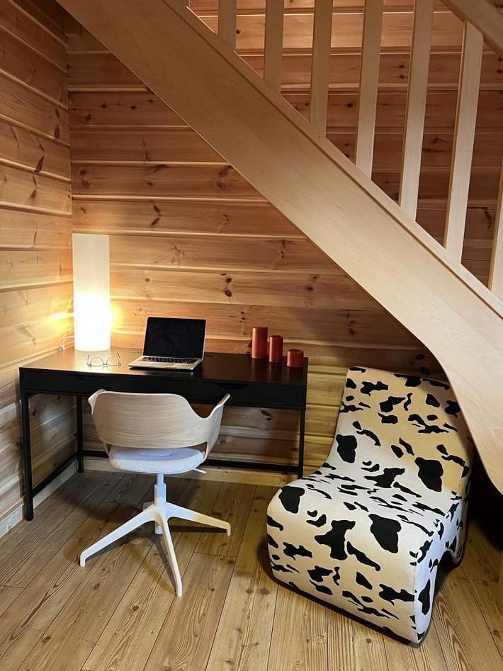 Gîte pour 8 personnes, avec terrasse ainsi que vue et jardin, animaux acceptés à Foncine-le-Haut - 3