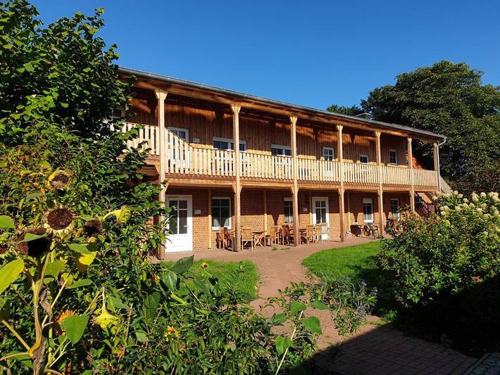 Ferienwohnung für 6 Personen, mit Terrasse und Garten sowie Ausblick