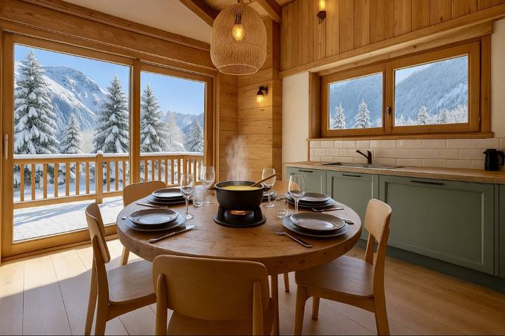 Gîte pour 8 personnes, avec jardin dans Mer de Glace - 3