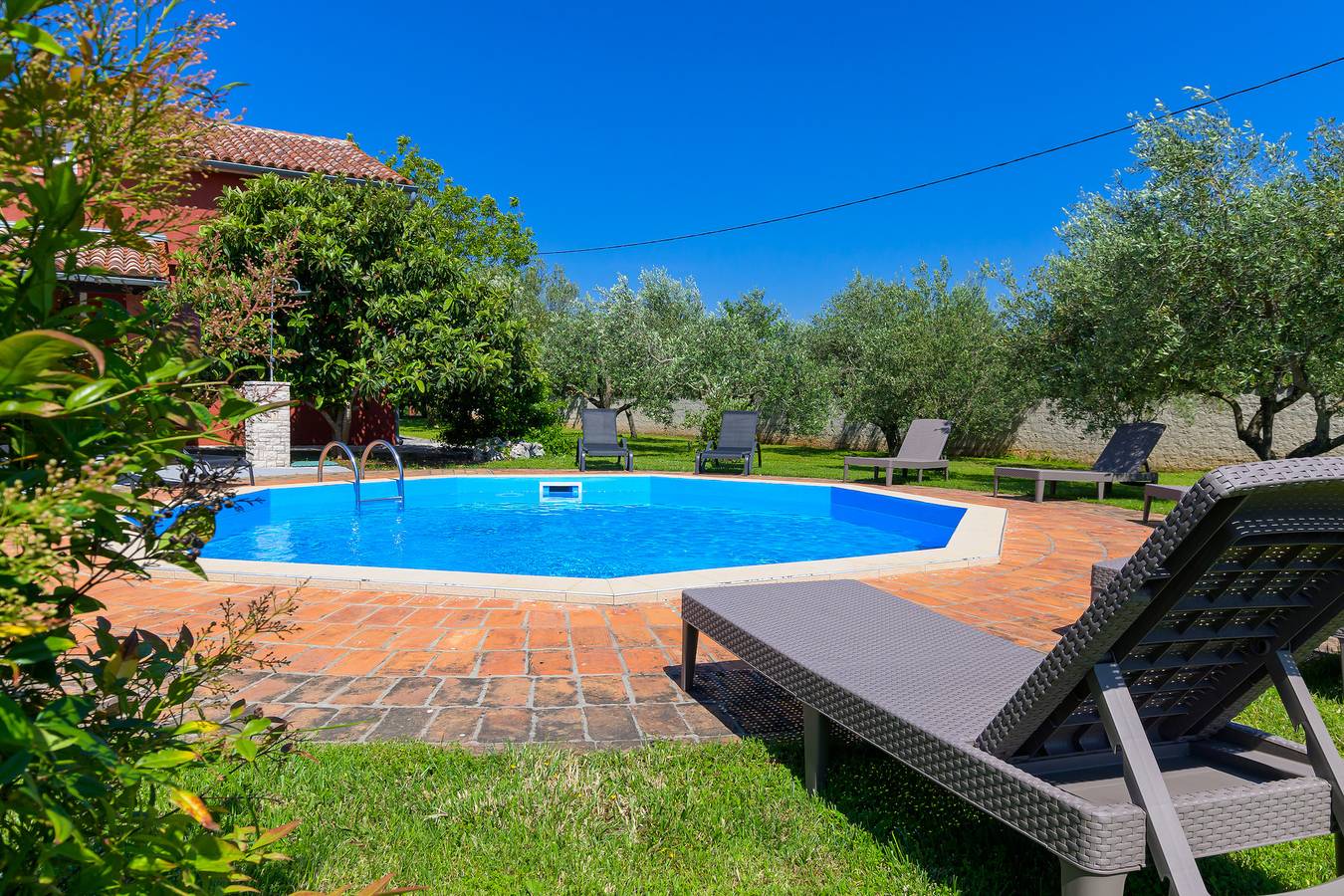 Villa für 8 Personen mit Pool in Marčana, Südküste Istrien