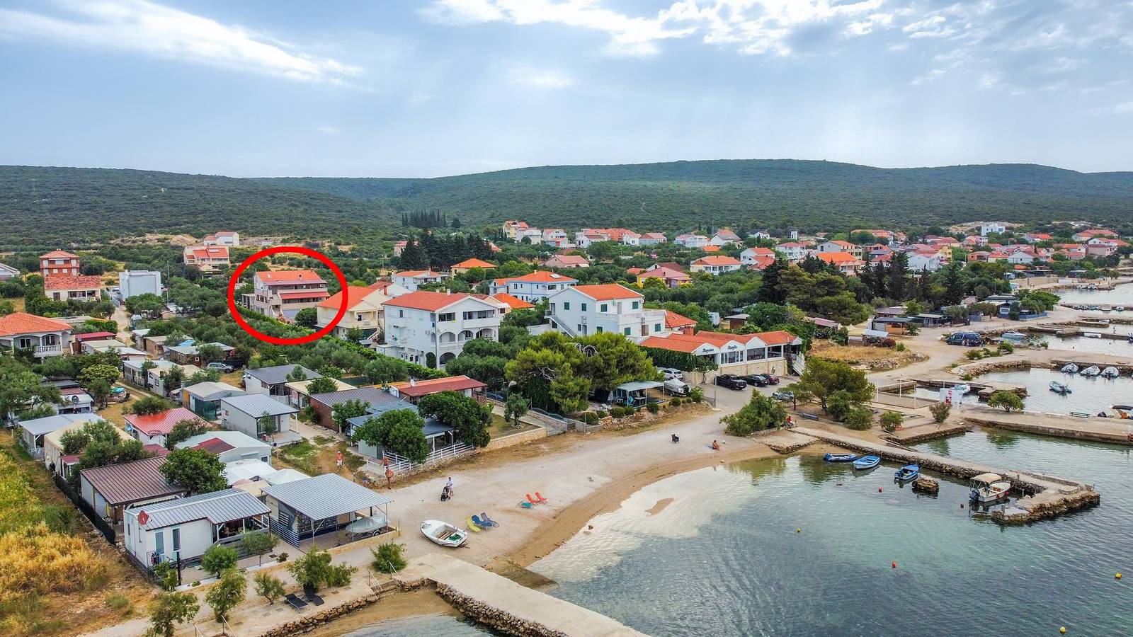 Entire apartment, One bedroom apartment with terrace and sea view Sveti Petar, Biograd A-23091-b in Općina Sveti Filip i Jakov, Zadar