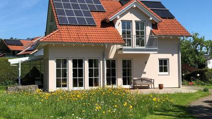 Ferienhaus für 4 Personen, mit Balkon und Garten im Pfaffenwinkel