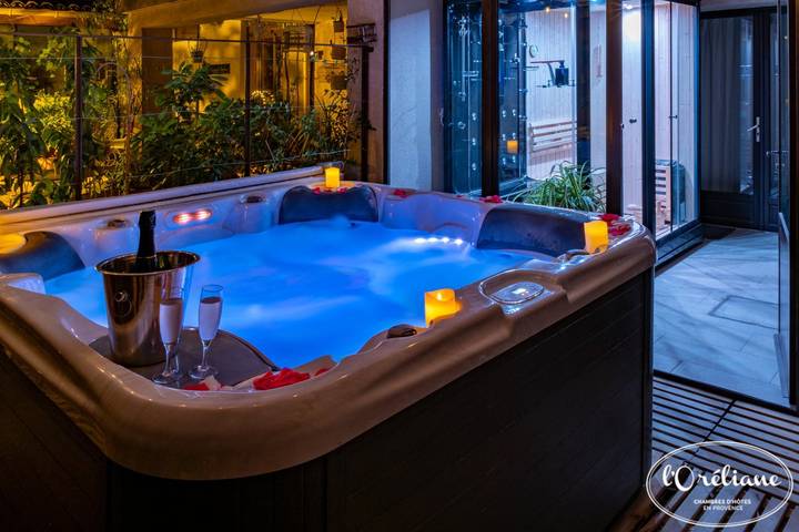 Gîte pour 2 personnes, avec sauna ainsi que jacuzzi et piscine à Châteauneuf-de-Gadagne - 2