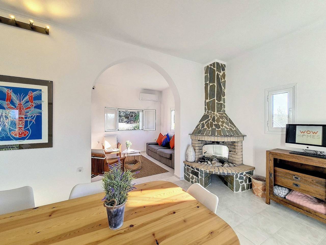 Villa 'Hydra Bay Seaside  with Pool' with Balcony, Wi-Fi and Air Conditioning in Thermisia, Argolis region