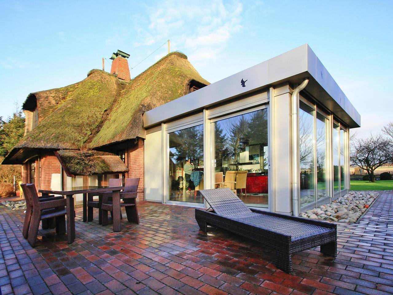 Friesenhaus nahe Wattenmeer Welterbe in Humptrup, Nordfriesland