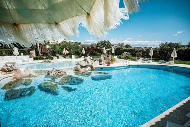 Hôtel pour 4 personnes, avec vue ainsi que jardin et piscine, animaux acceptés dans Cala Bitta - 4