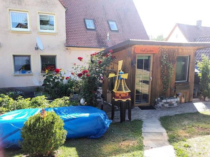 Ferienwohnung für 7 Personen, mit Balkon und Terrasse sowie Garten und Ausblick in Thurnau - 3