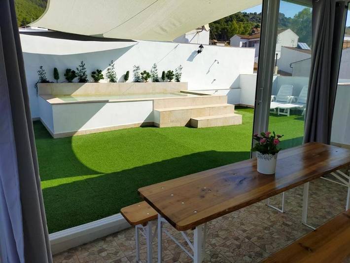 Casa rural para 14 personas, con terraza además de piscina y vistas en Montecorto - 4