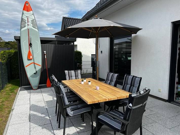 Ferienhaus für 9 Personen, mit Sauna und Terrasse sowie Seeblick und Garten, mit Haustier in Göhren-Lebbin - 3