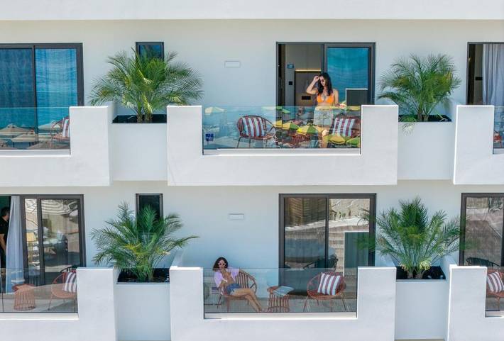 Vakantieappartement voor 2 personen, with Balkon and Terras as well as Uitzicht in Kos Stad