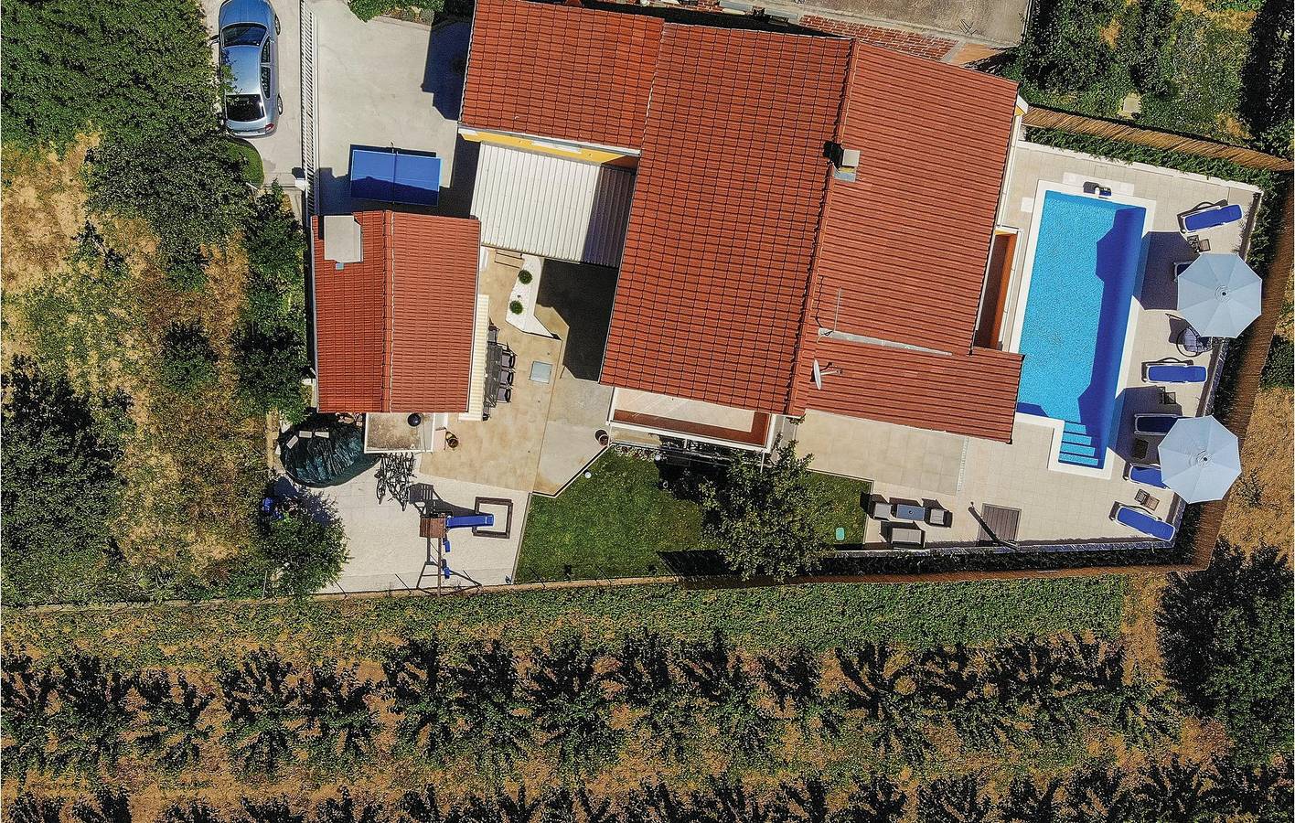 Ferienhaus für 12 Personen mit Pool in Kastel Luksic, Kaštela