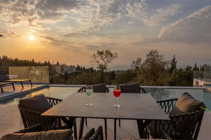 Villa für 6 Personen, mit Whirlpool und Sauna sowie Garten auf Lefkada - 2