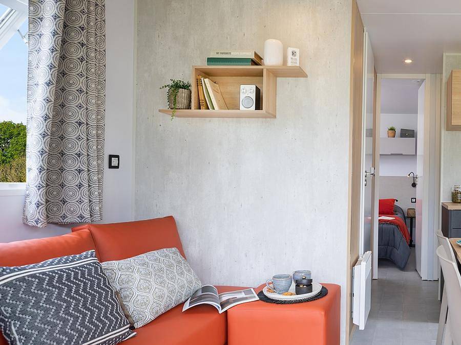 Camping Sites et Paysages - Les Pinèdes  - Mobilhome 4 personas - Cottage Premium Spa Océane in La Colle-sur-Loup, Region de Cannes