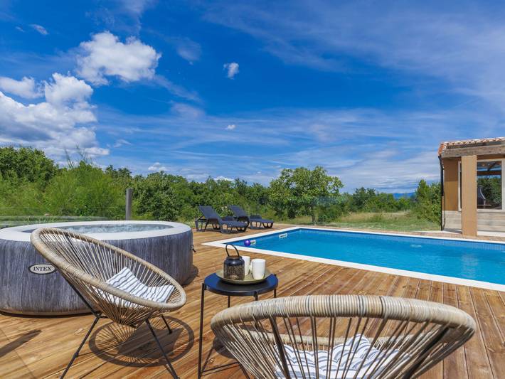 Ferienhaus für 5 Personen, mit Pool und Garten in Labin