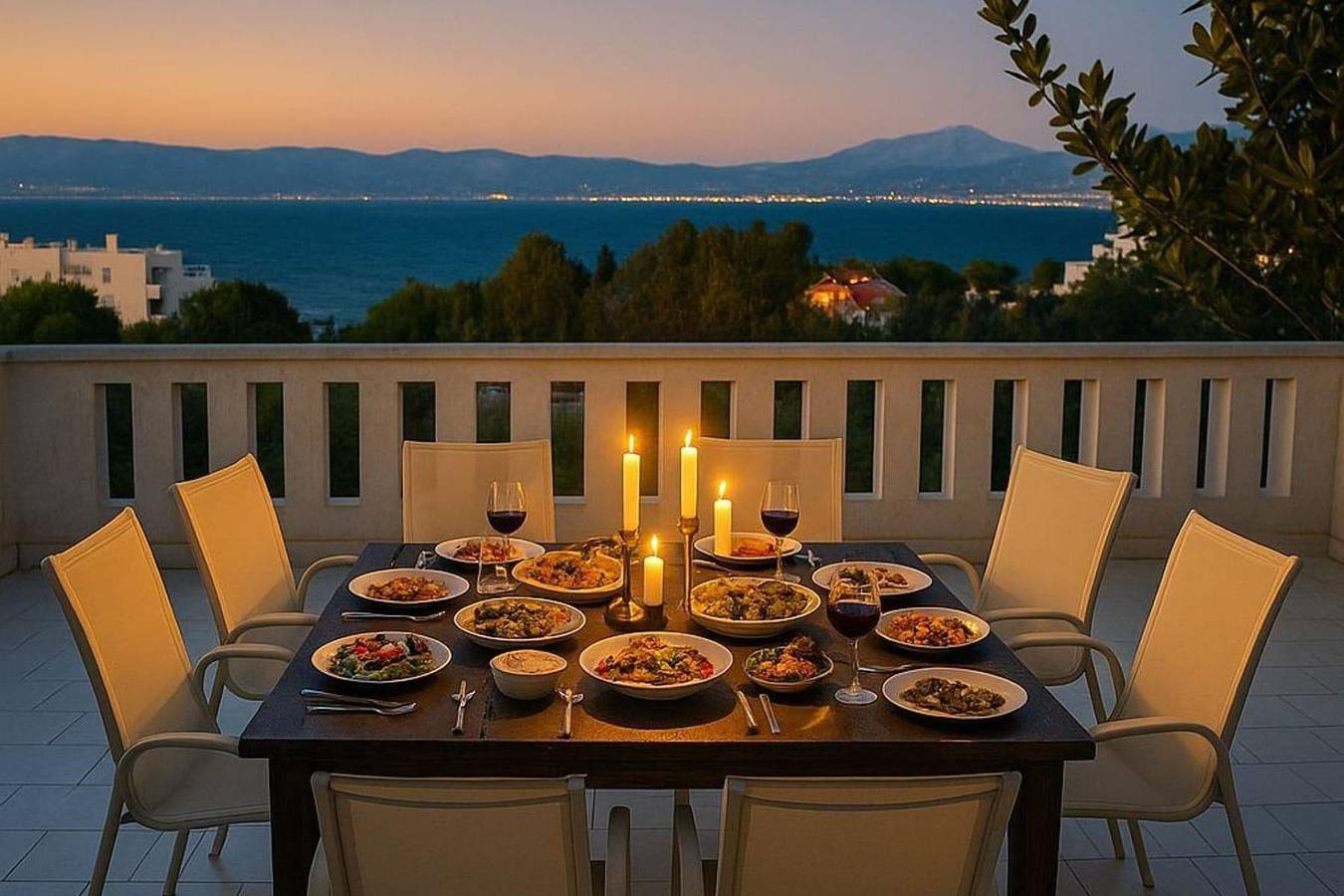 Caecilia Lawrence Bio Sea Villa - Sleeps 12 in Xirovrysi, Euböa