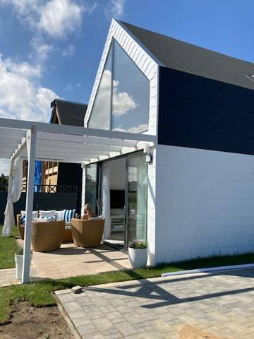 Ferienhaus für 6 Personen, mit Whirlpool und Garten, mit Haustier