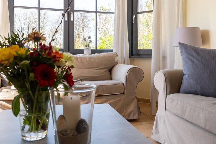 Ferienwohnung für 4 Personen, mit Terrasse und Ausblick, mit Haustier in Wustrow - 2