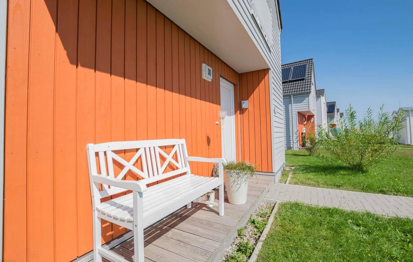 Rückzugsort mit Meerblick: Modernes Apartment mit Terrasse und Parkplatz in Olpenitz, Kappeln