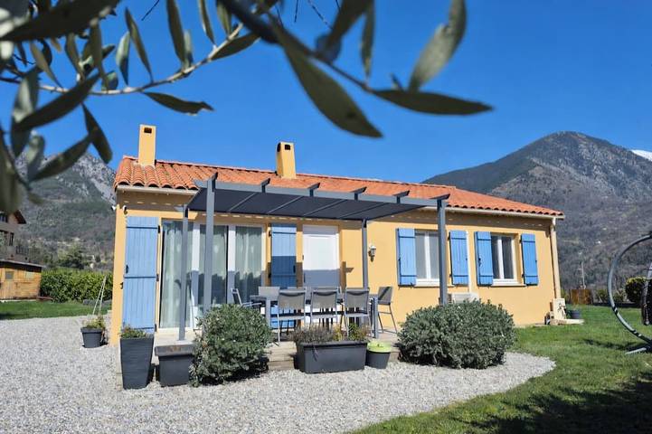 Maison de vacances pour 6 personnes, avec jardin et terrasse à Roquebillière