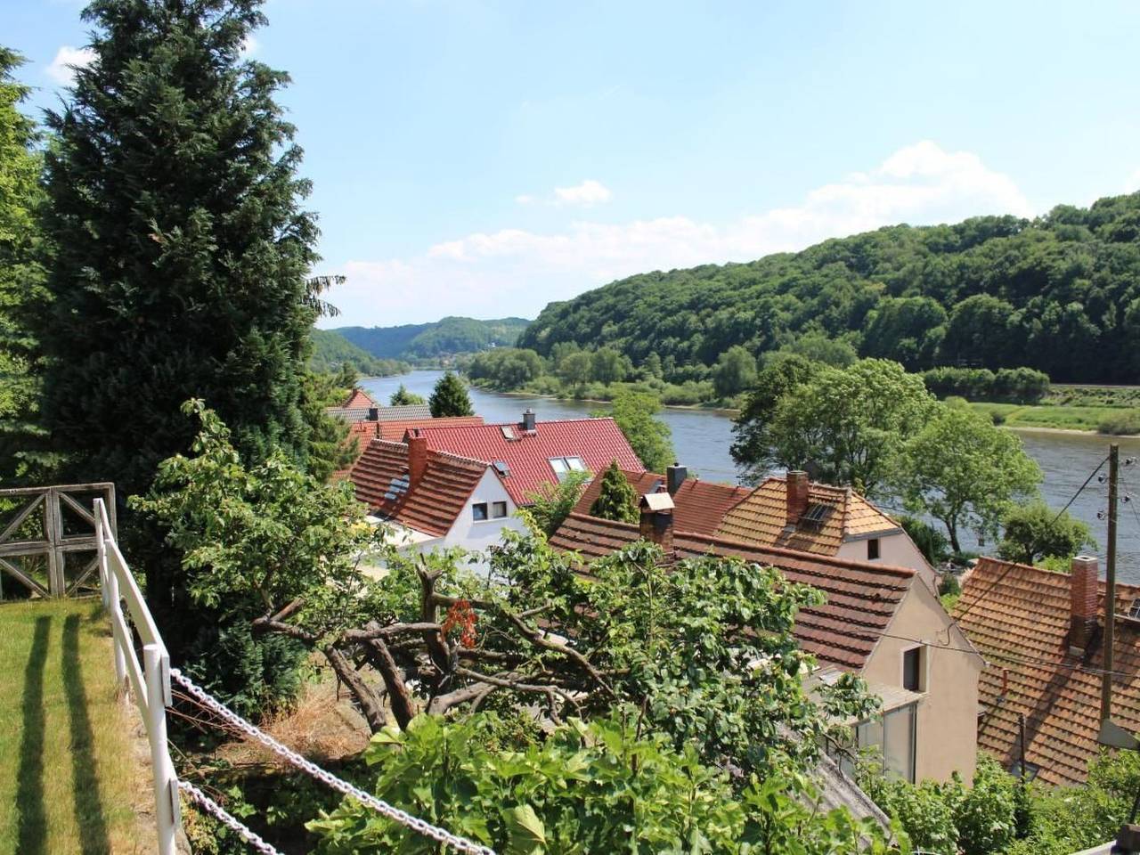 Bungalow "Schönblick" am Elberadweg in Pirna in Pirna, Elbsandsteingebirge