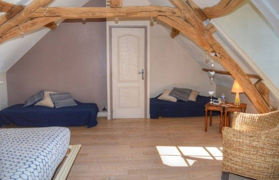 Domaine la Picardière, au cœur des châteaux de la Loire - Chambre Pic-vert in Dame-Marie-les-Bois, Région de Tours