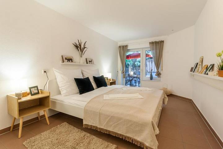 Ferienwohnung für 4 Personen, mit Terrasse in Ettlingen