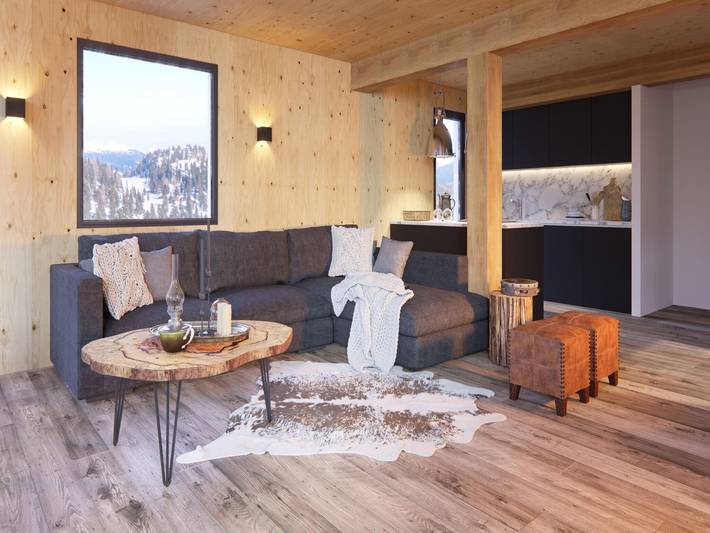 Chalet für 8 Personen, mit Sauna und Whirlpool sowie Balkon an der Turracher Höhe - 2