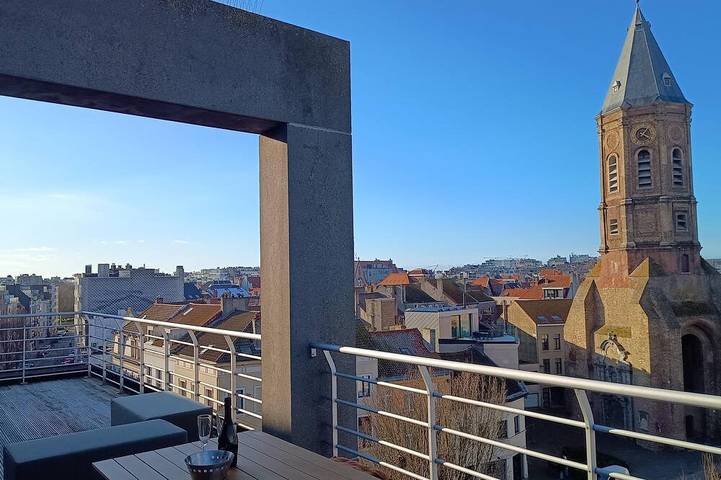 Maison de vacances pour 4 personnes, avec balcon à Oostende