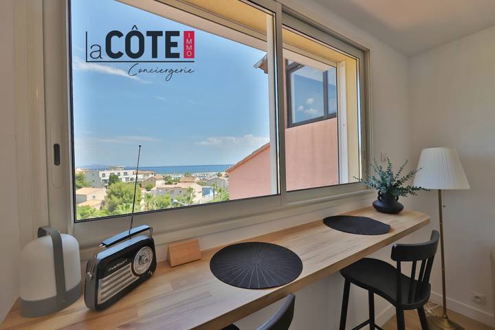 Apartamento entero, Le Tuamotou bis - Climatisé - Vue mer - Terasse in Sausset-les-Pins, Costa mediterránea (Francia)