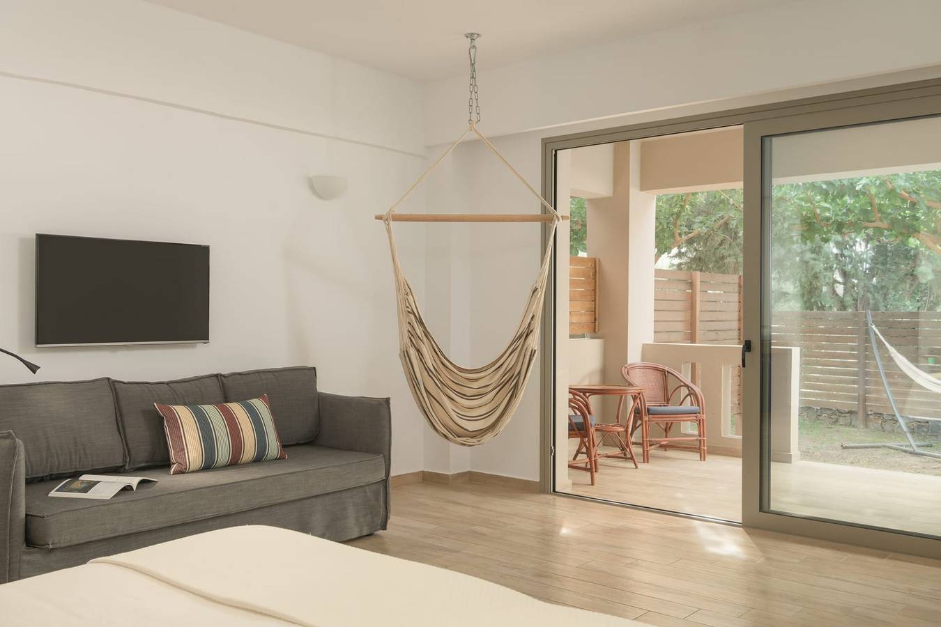 Breathtaking Agios Vasilios Suite | Kirsch Suite | 1 Bedroom | Private Furnished Balcony or Terrace with Garden and Mountain View | Spacious Shared Furnished Sun Terrace | Shared Outdoor Pool | Shared Hot Tub | Agia Galini in Agia Galini, Rethymno en omgeving
