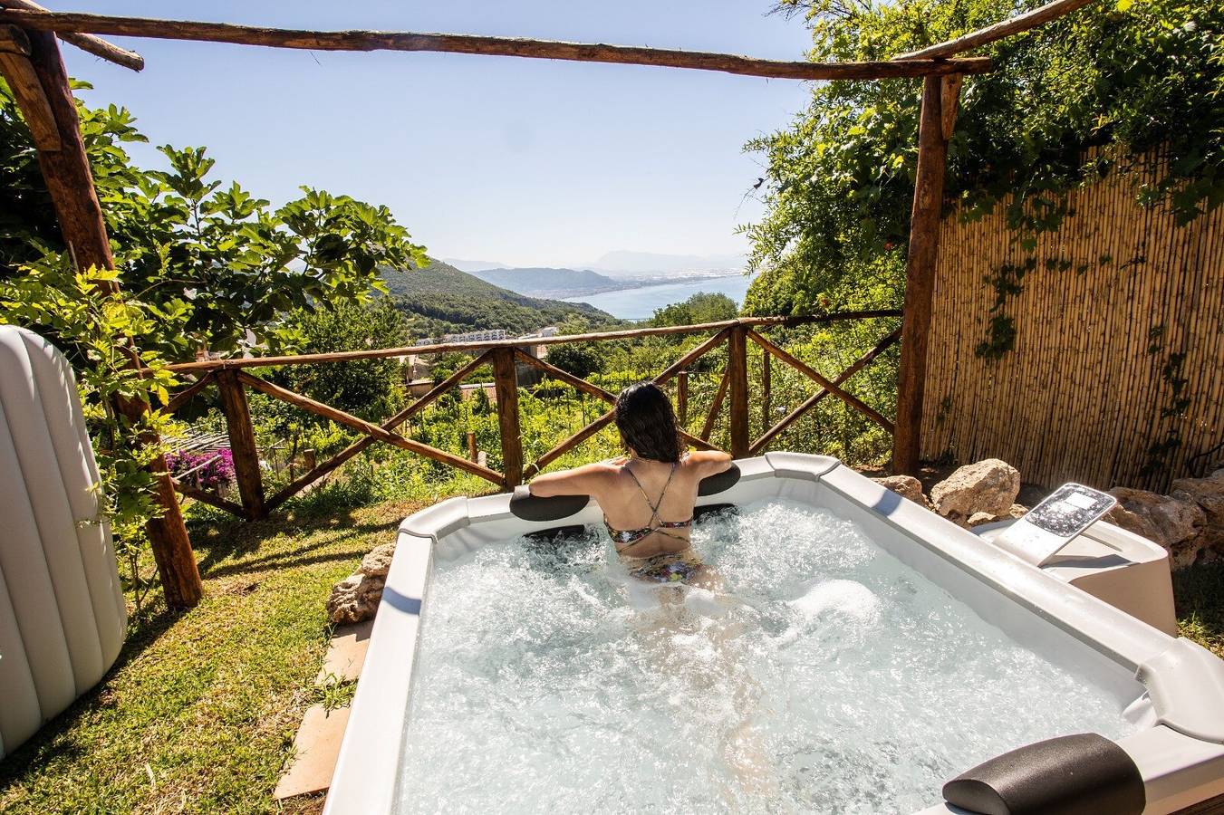Ferienhaus 'Villino Rosaria Sea View' mit Meerblick, Wlan und Klimaanlage in Vietri sul Mare, Amalfiküste