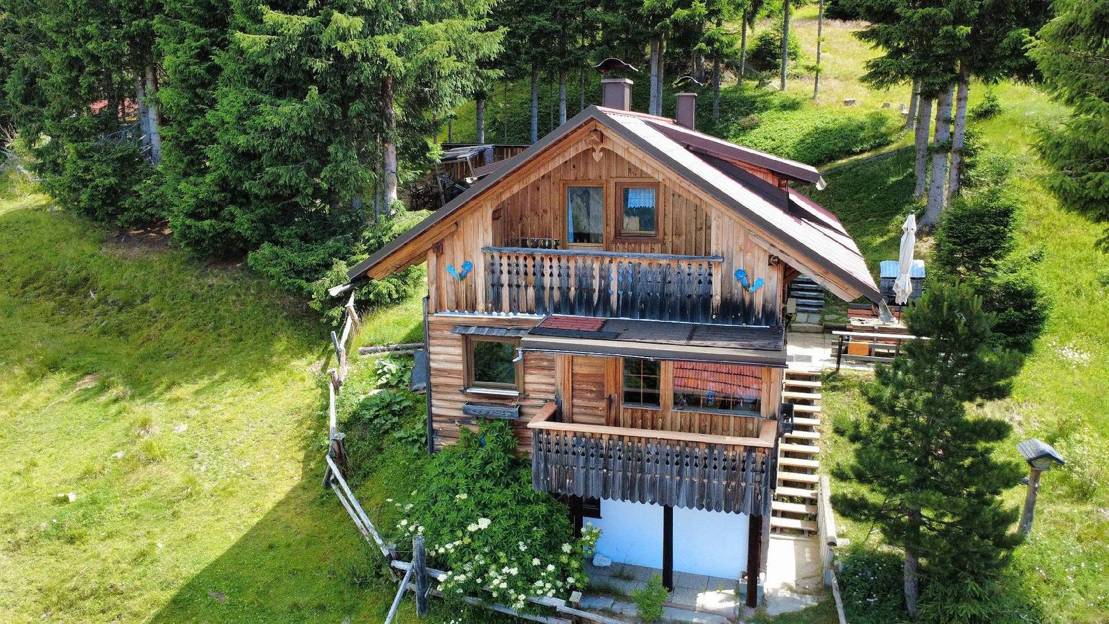 "Almhütte Enzian" mit Bergblick - Sonnenterrasse in Greifenburg, Oberkärnten