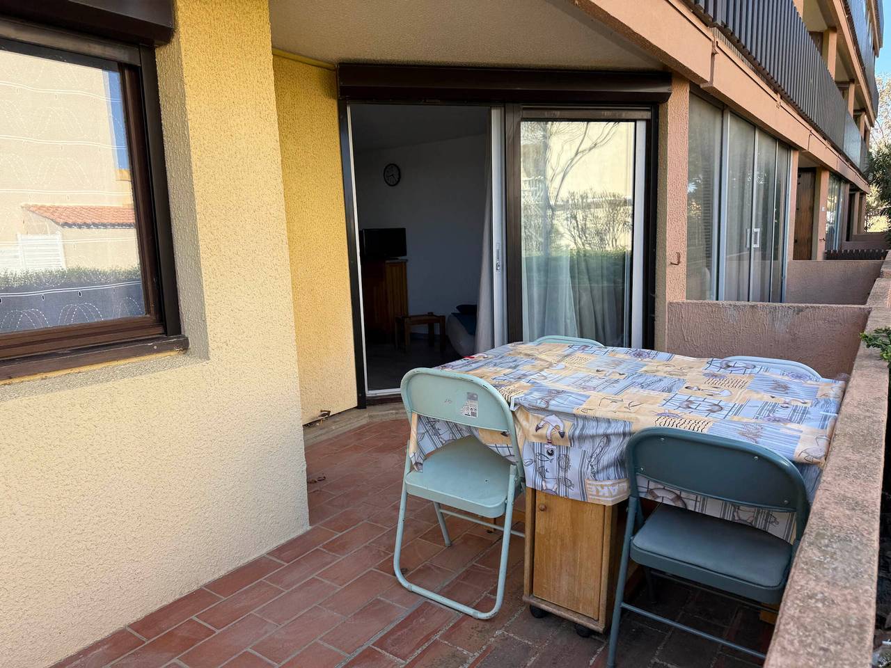 Ganze Wohnung, Gruissan: Gemütliche Wohnung für 6 Personen, 20m vom Strand in Gruissan (Ville), Gruissan