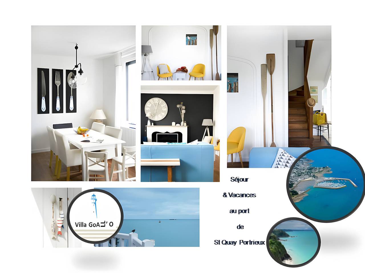 Maison de Vacances 'Villa Goall'O' à 400m du port de Saint-Quay-Portrieux  in Étables-sur-Mer, Côte de Goëlo
