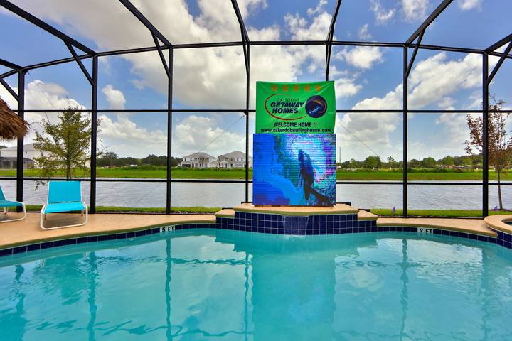 Luxury 14 Bed Home Near Disney, Orlando Mansion 6220 in Condado de Osceola