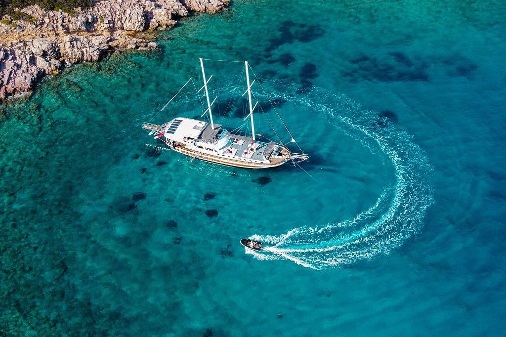 Boot für 12 Personen in Bodrum, Türkische Ägäis